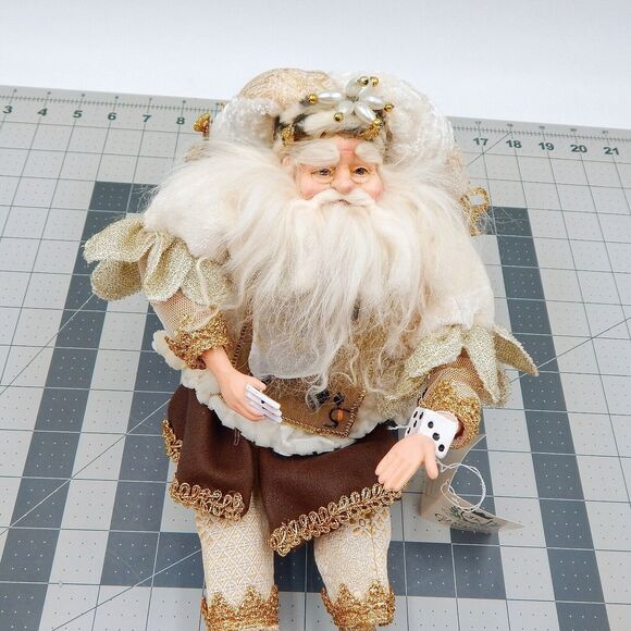 Christmas Couture By Jason Keith Shelf Sitter Playing Card Fairy 12 In Dice Card - Picture 1 of 14